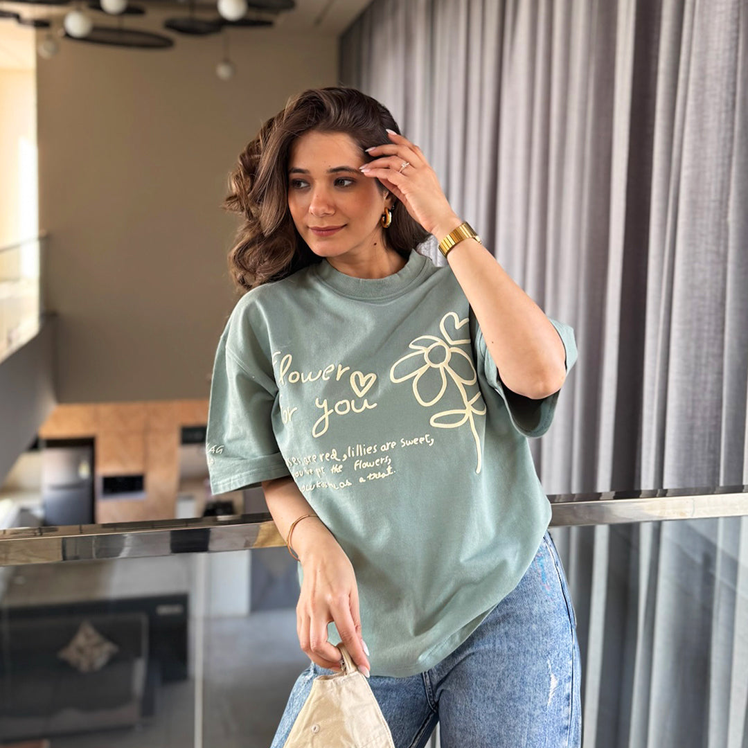 FLOWER TEE