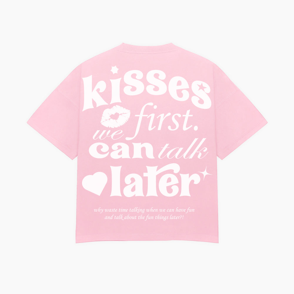 Kisses T-Shirt (Baby Pink)