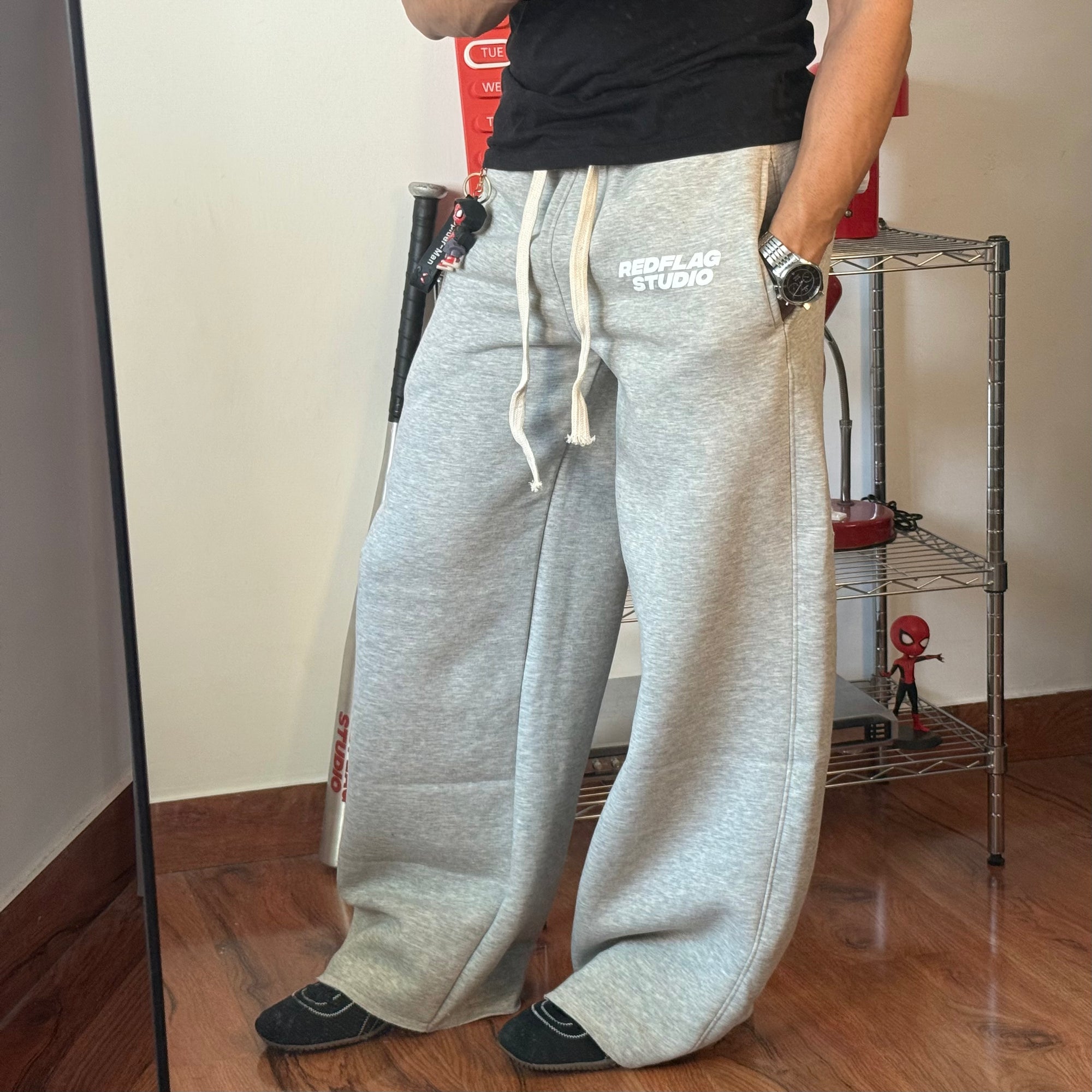 NOT YOUR BASIC SWEATPANTS (GRAY)