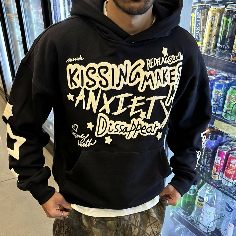 ANXIETY HOODIE (Black)