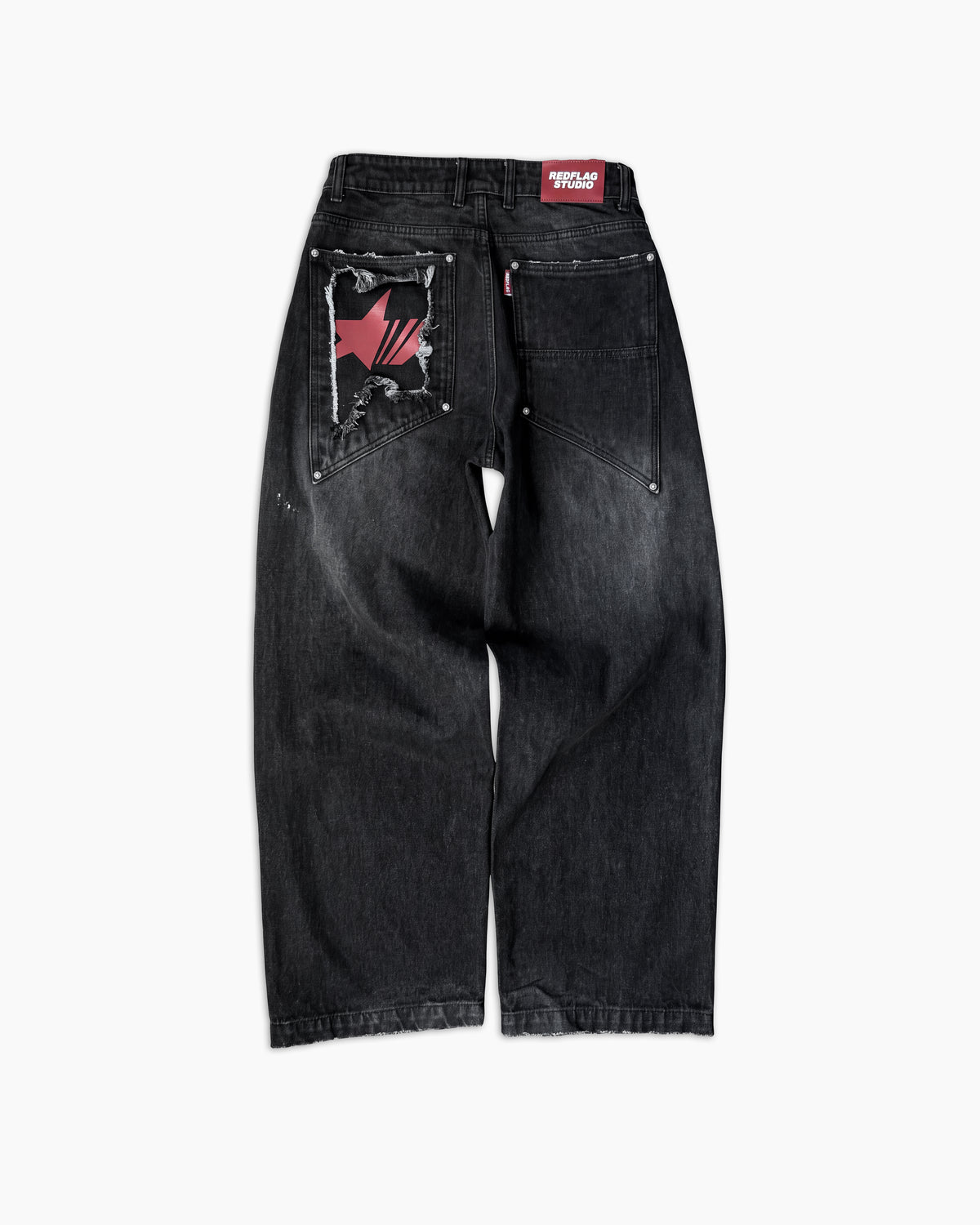 COR3 BLACK WASHED JEANS