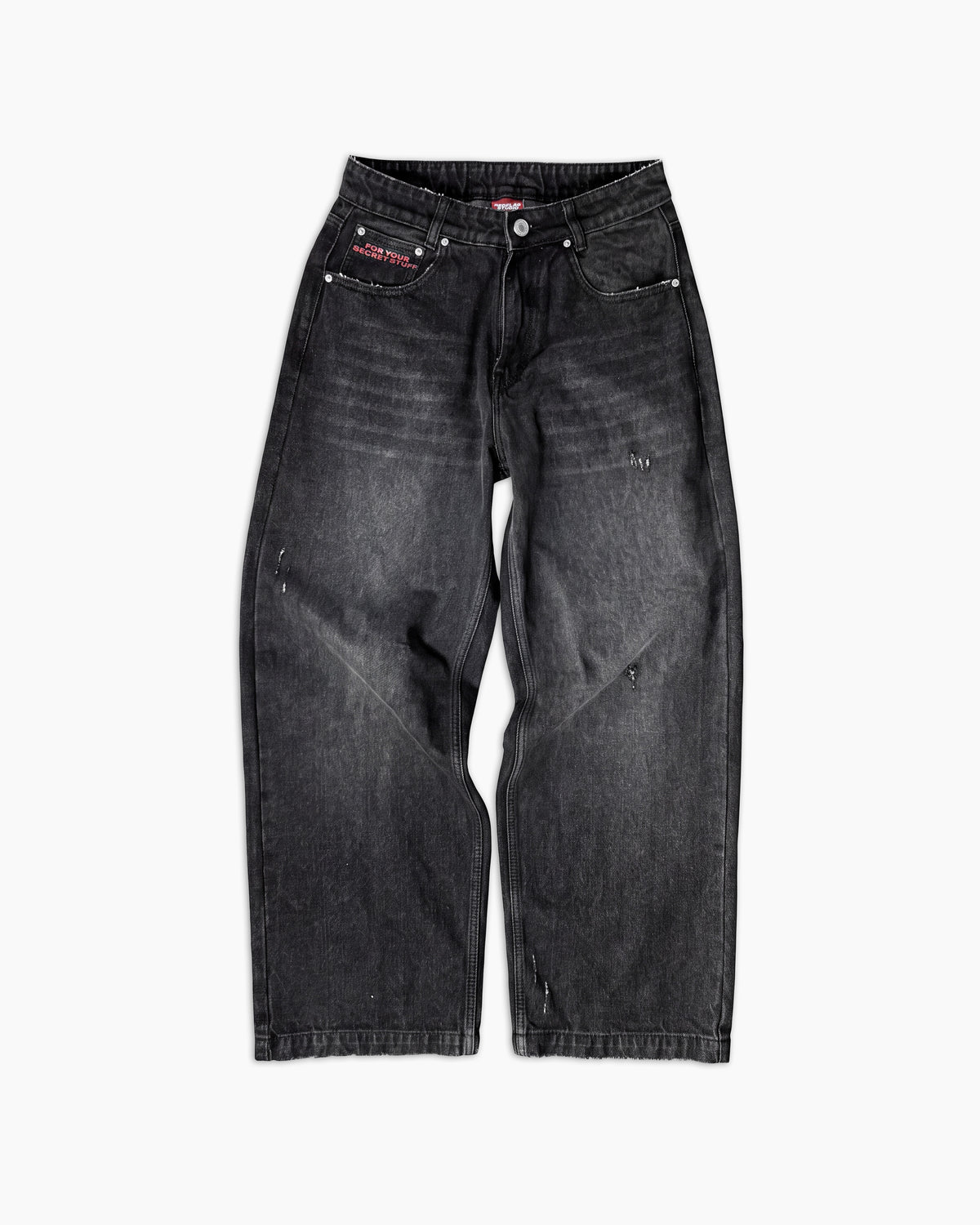 COR3 BLACK WASHED JEANS