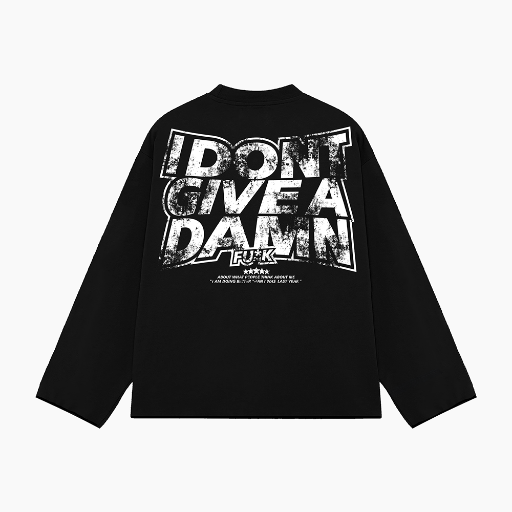 V2 GIVE A DAMN Long Sleeve Tee