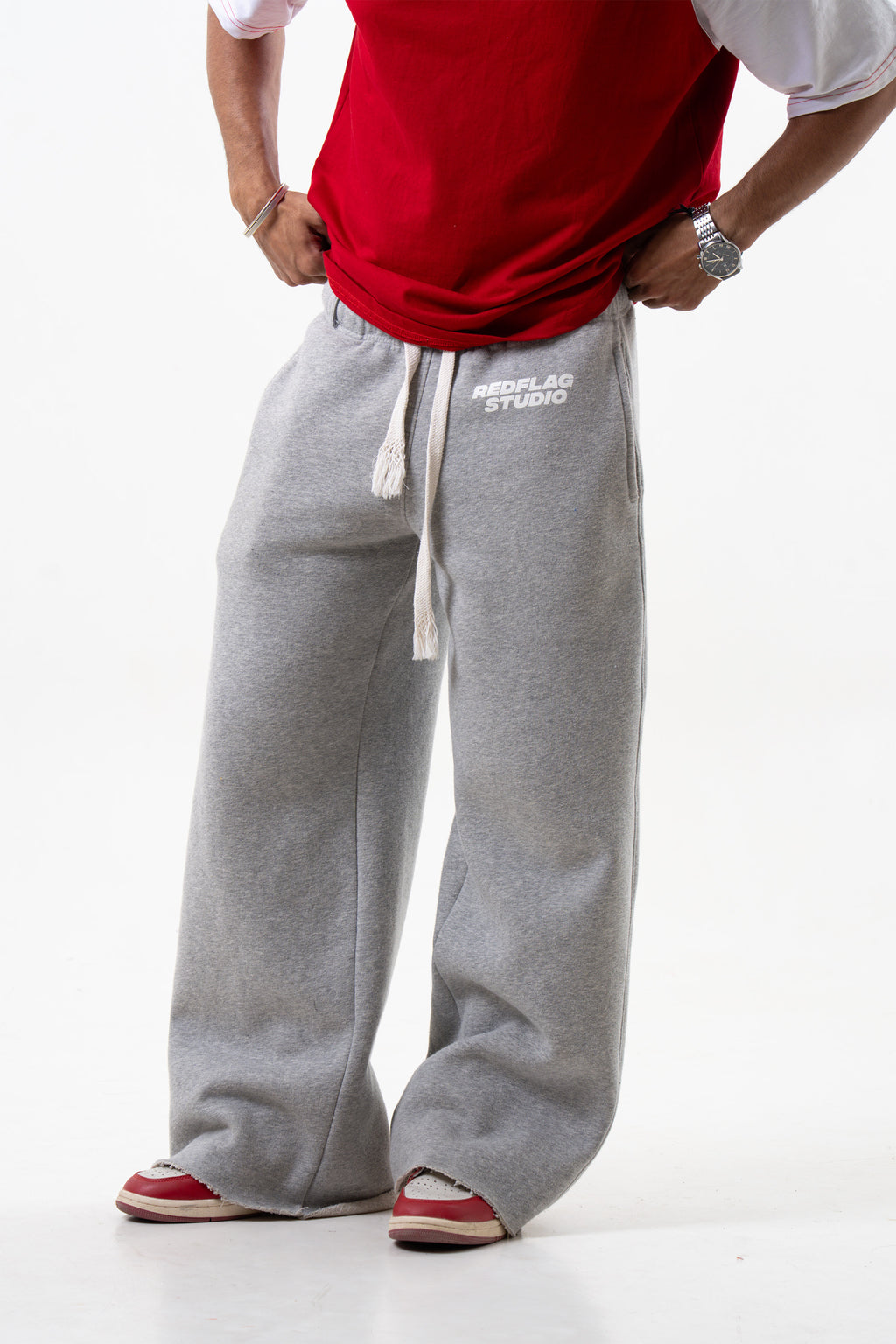 NOT YOUR BASIC SWEATPANTS (GRAY)