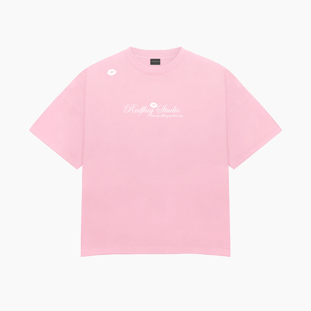 Kisses Tee (baby pink)
