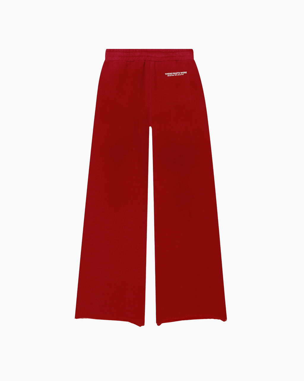 NOT YOUR BASIC SWEATPANTS (HOT RED)