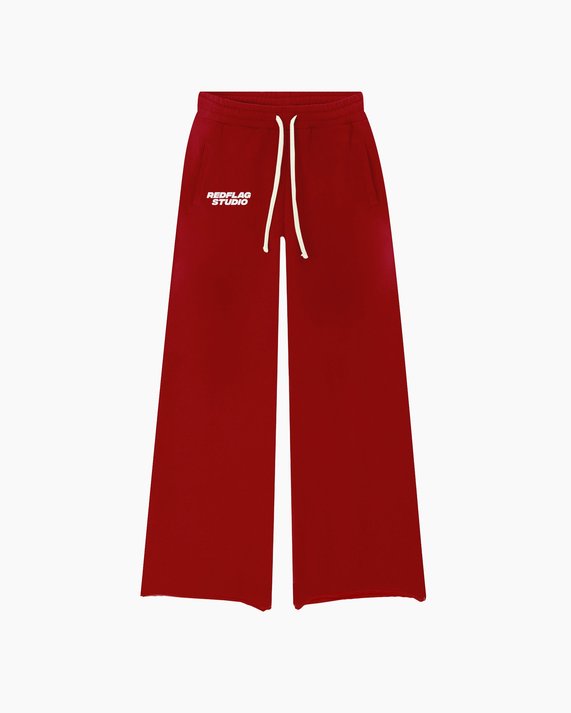 NOT YOUR BASIC SWEATPANTS (HOT RED)