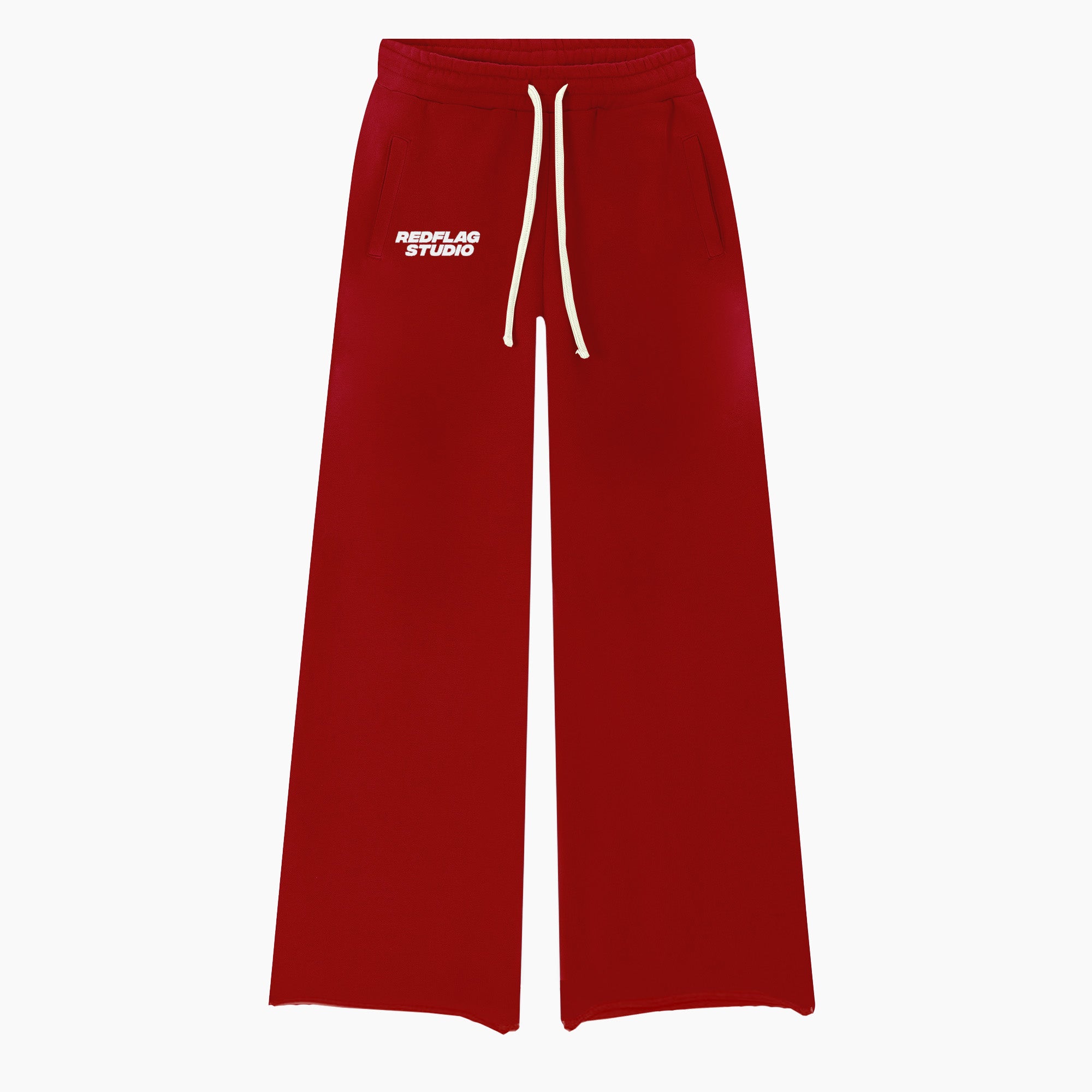 NOT YOUR BASIC SWEATPANTS (HOT RED)